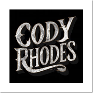 Cody Rhodes Typography Posters and Art